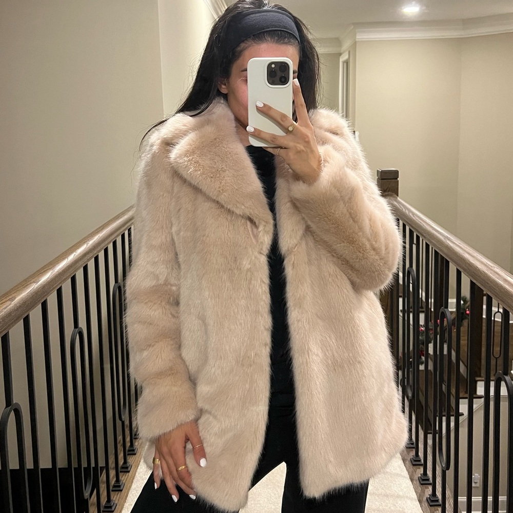 Zara Faux fur jacket